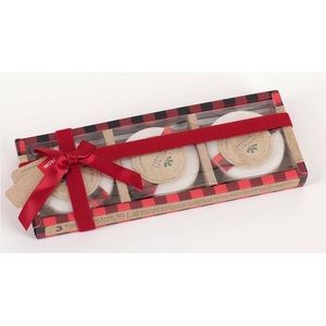 Indecor Home Seasonal Perfumed Soap Bars 3-Pc. Bath Gift Set - French Vanilla